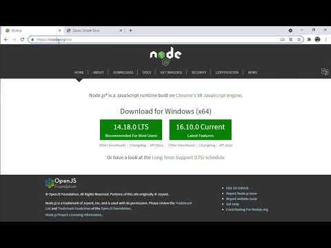 Thiết lập Web server đơn giản với node.js