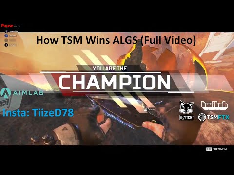 How TSM Wins 250,000$ In ALGS (FuLL Game)
