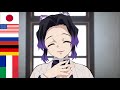 Shinobu Saying Ara Ara Sayonara In Different 6 Languages Kimetsu No Yaiba Multilanguage