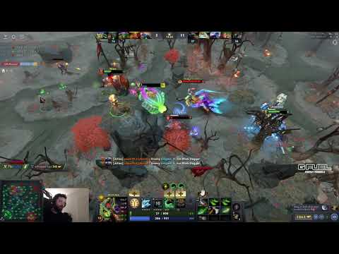 Gorgc 1hp survive vs 3 heroes