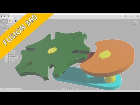 Geneva Drive animated Fusion 360 Training Assembly