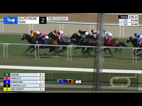 Gulfstream Park February 20, 2026 Race 2