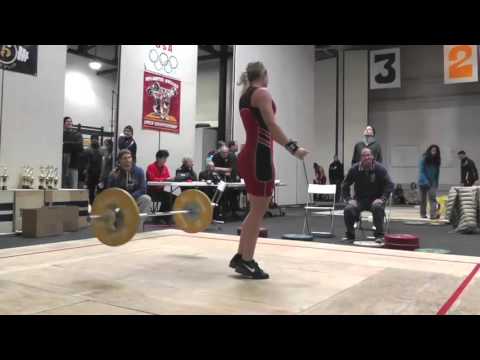 2016 Atlantic States Open   Women 69 Kg Class Snatch