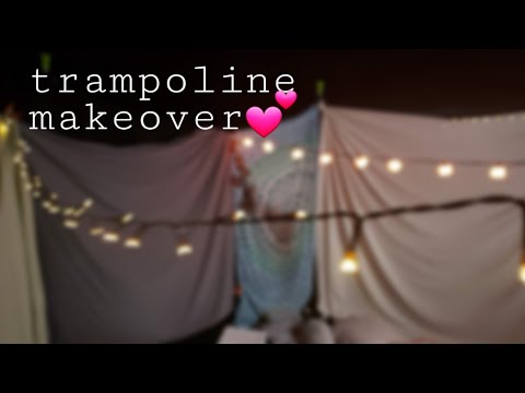 YouTube video about: How to decorate a trampoline?