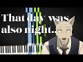 That day was also night... from Beastars Season 2 | Piano Tutorial / Cover (w/ Sheet Music)