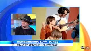Micky Dolenz Remembers Davy Jones On Good Morning America