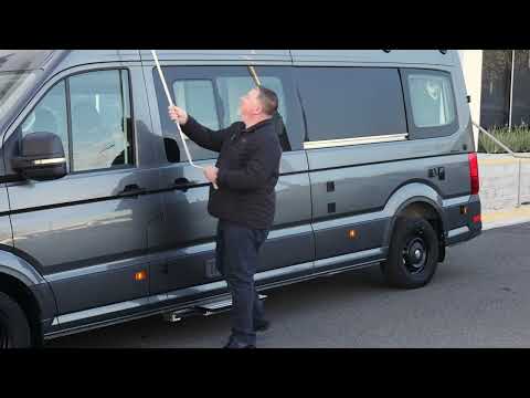 VW Kampervan - Awning Setup
