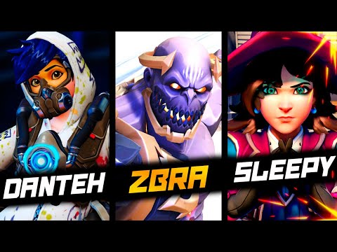 DANTEH TRACER + ZBRA DOOMFIST + SLEEPY KIRIKO! [ OVERWATCH 2 TOP 500 ]