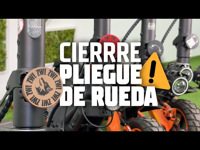 Patinete eléctrico ZWheel ZCougar Plus 25 km/h 70 km de autonomía 1600 W suspensión DUO SHOCK luces LED Bluetooth video