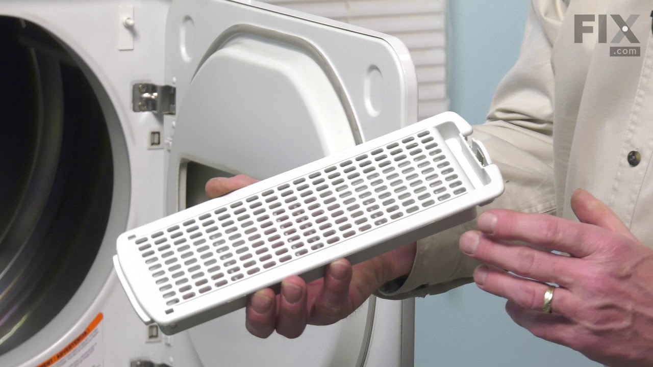 Replacing the Dryer Lint Filter