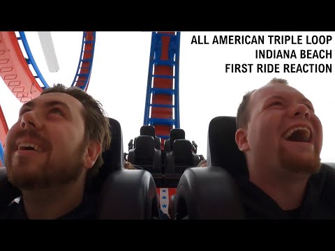 Video review of All American Triple Loop by Dan the Coaster Man