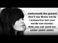 Under -  Alex Hepburn Lyrics
