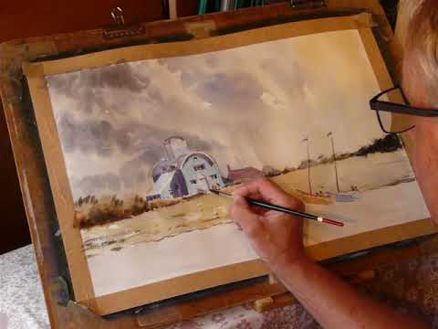 Thumbnail of Painting Blakeney Lifeboat Shed