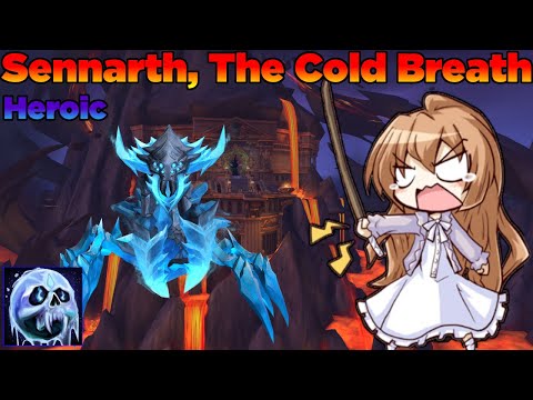 【No Keybinds】Heroic Sennarth, The Cold Breath - Vault Of The Incarnates | Frost Death Knight POV