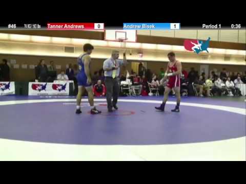 GR 74 KG - SF - Tanner Andrews (NYAC) vs. Andrew Bisek (MN Storm)