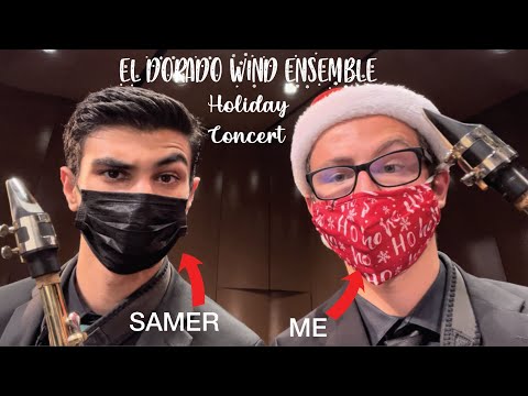El Dorado High School Wind Ensemble Holiday Concert | Alto Sax 2 POV (uncut)