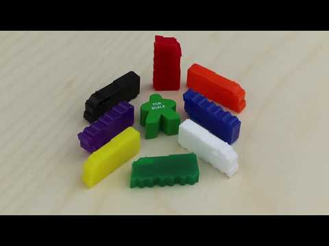Acrylic Train, Modern Engine, Yellow video