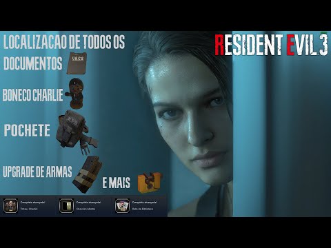 Localização de Todos os colecionáveis  (Documentos, Boneco Charlie, etc...) Resident Evil 3 Remake