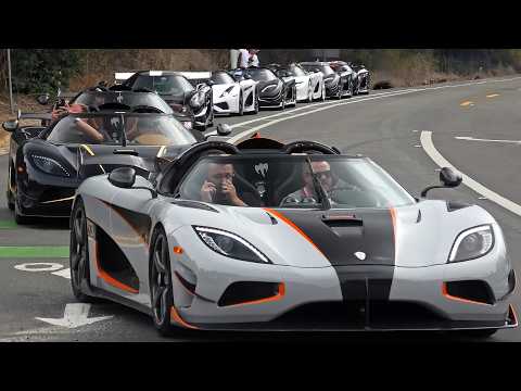 SUPERCARS in Monterey August 2025 Car Week