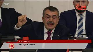 Bakan Tekin, MEB 2026 Yılı Bütçe Kanunu Teklifi Görüşmelerinde Sorular