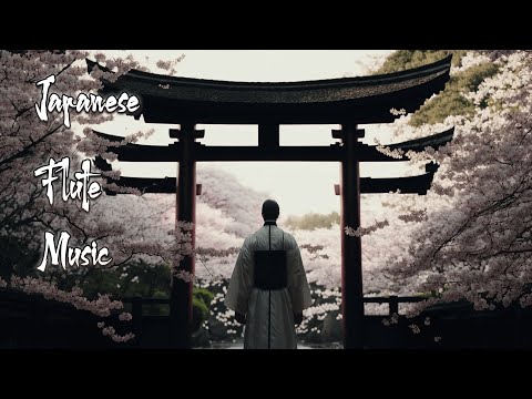 Zen in the Cherry Blossom Garden - Japanese Zen Music - Japanese Flute Music For Meditation.