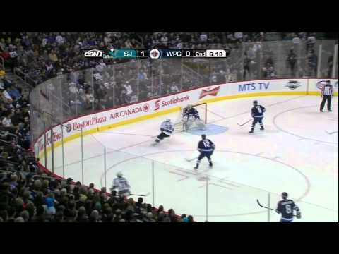 Couture goal vs Winnipeg (1-0)