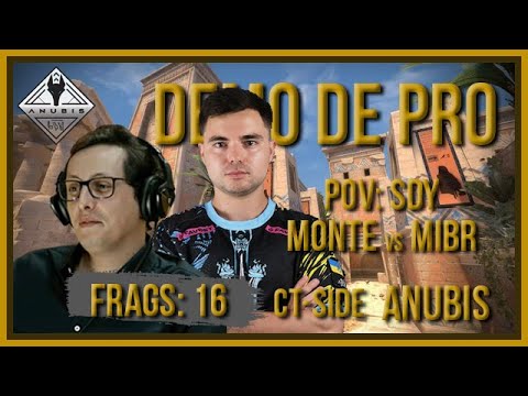[PT] zorlaK Analisa: PoV SDY - MONTE vs MIBR - ANUBIS (CT-SIDE) [Demo de Pro]