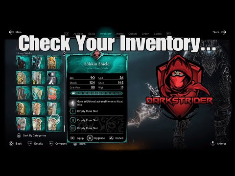 Assassin's Creed Valhalla- Check Your Inventory...