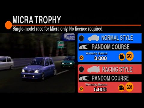 Gran Turismo 2 Walkthrough Part 75 Micra Trophy
