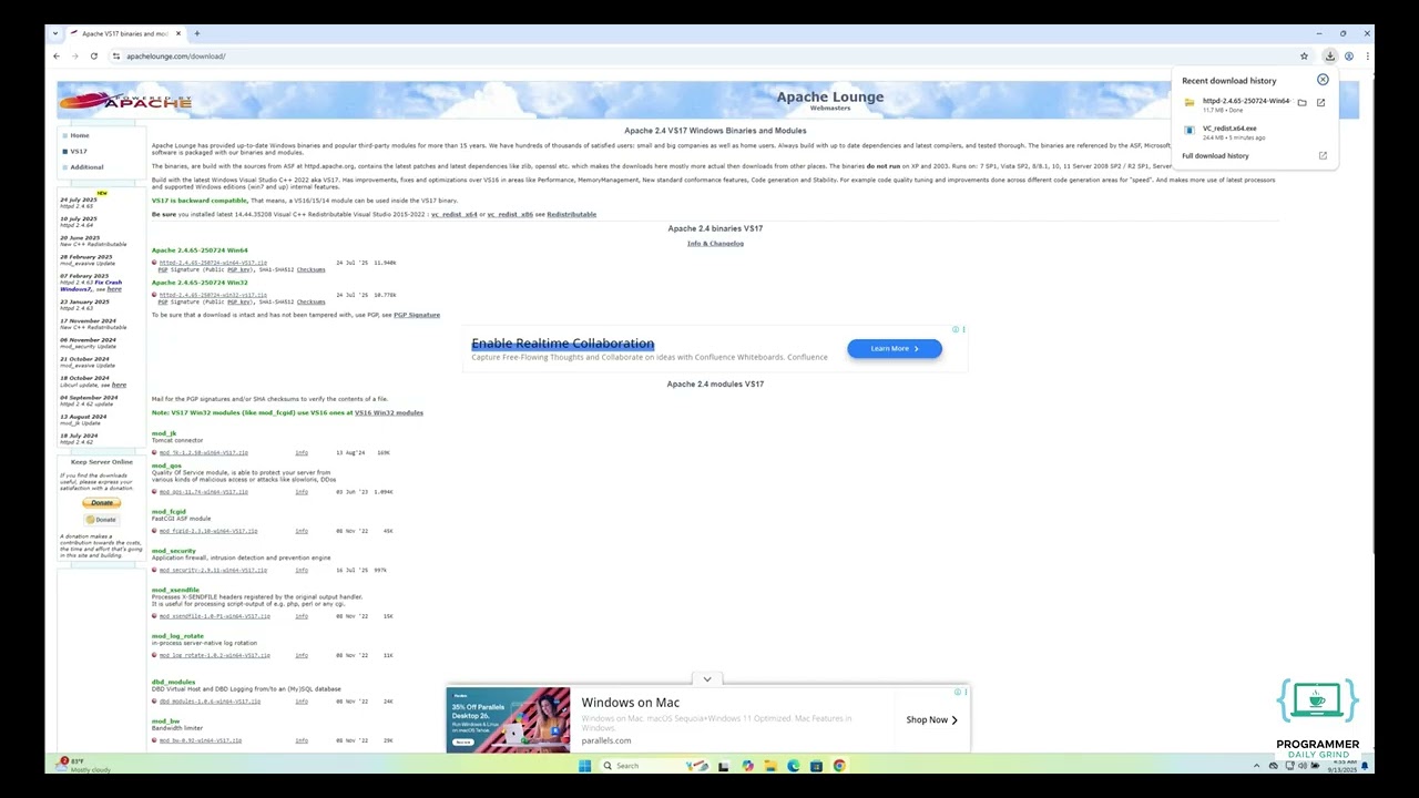 How to Install Apache Web Server 2.4 on Windows 11