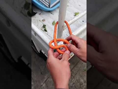 ロープワーク もやい結び その②