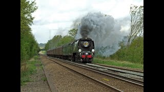 preview picture of video 'BOB no.34067 'Tangmere' with 'The Canterbury Belle' Thursday 9th May 2013'