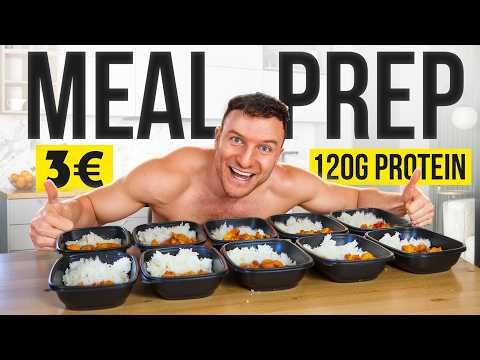 10 günstige Mahlzeiten schnell gekocht | 3€ + 120g Protein | Meal Prep