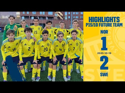 Highlights P15/10 Future Team Norge-Sverige 1-2