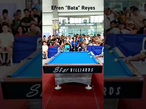 Where⁉️ Efren "Bata" Reyes The Magician 5 Rails Shot Trick Shot #Goat #billiards #highlights #ctto