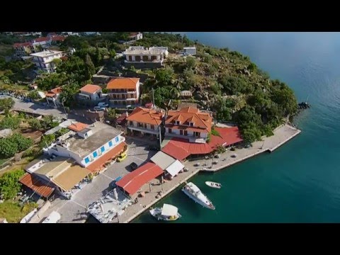 Flight over the fishing port of Vathy / Methana