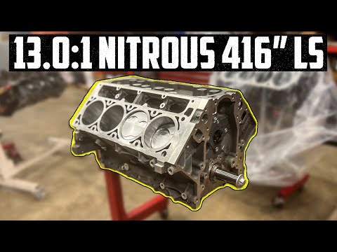 Building a Nitrous LS3 416 Stroker Short Block - 13.0:1 High Compression