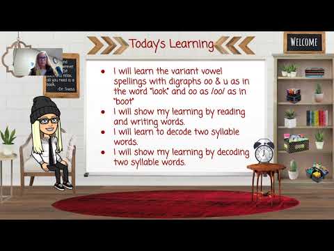 Phonics with Mrs. Bernstein 1/14/21