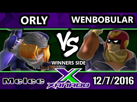 S@X 179 - Orly (Sheik) Vs. Wenbobular (Captain Falcon) - SSBM Tournament - Smash Melee