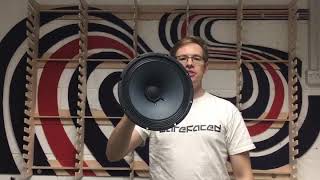 Video thumbnail for Barefaced 10CR driver - warm fat coloured tones combined with massive output and great dispersion. by Barefaced Audio