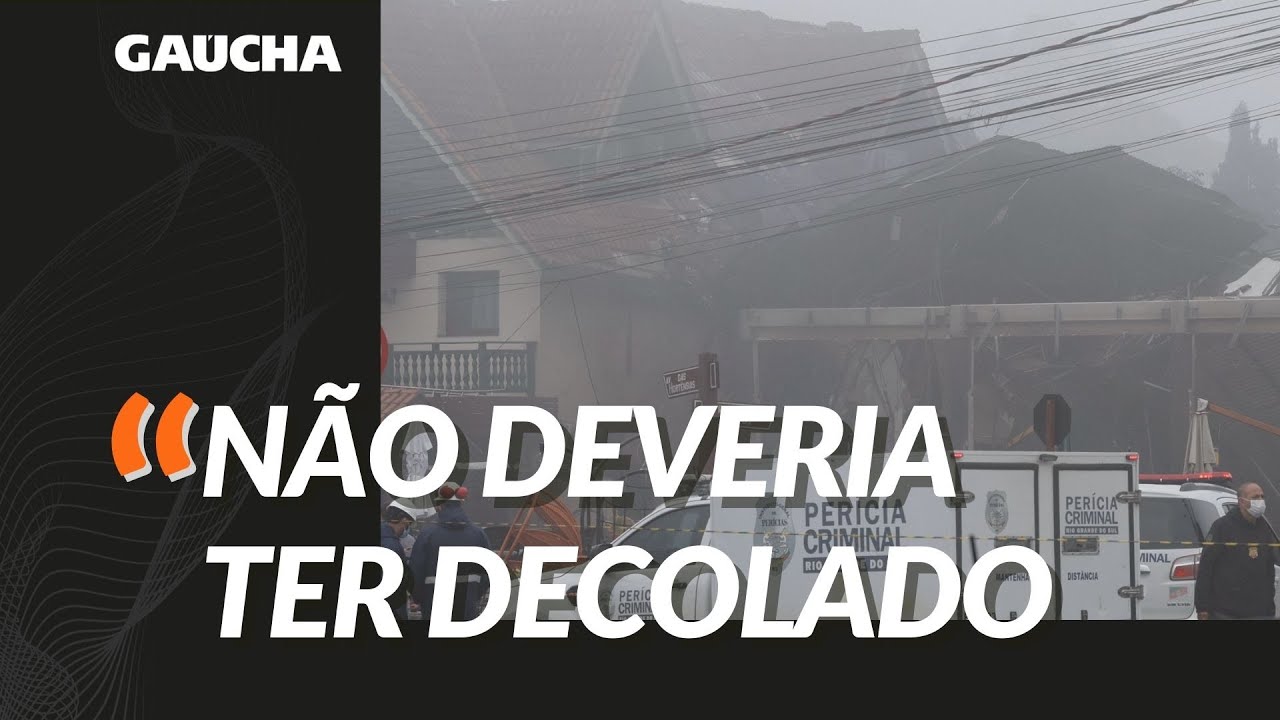 AVIÃO CAI EM GRAMADO: especialista explica possíveis causas do acidente | Gaúcha