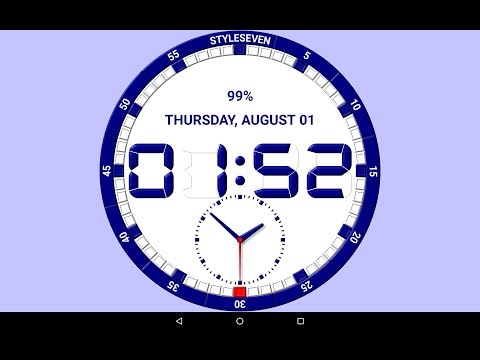 Analog and Digital Clock-7 Video