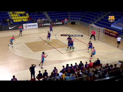 [HIGHLIGHTS] Handbol (Asobal) FC Barcelona Lassa – BM Villa de Aranda (36-28)