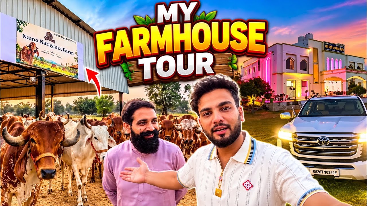 My Farmhouse Tour | Namo Narayana | Elvish Yadav