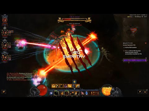 [Diablo 3] Season 24 GR150 4man [3:30] w/ Dual Mang Song Firebird Wiz