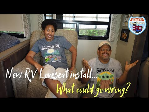 New RV Loveseat Installation, What Could Go Wrong??  Thomas Payne RV Collection