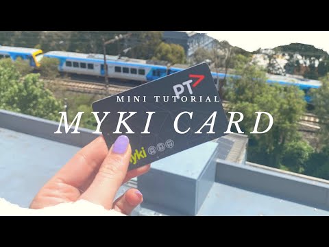 MYKI CARD MINI TUTORIAL | AUSTRALIA GUÍA PRÁCTICA | Cómo usar la tarjeta de transporte de Melbourne