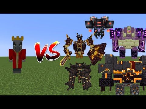Magician King Vs L_Ender's Cataclysm - Minecraft Mob Battle