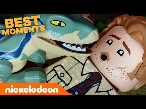 Top 7 Moments from Brand New LEGO® Jurassic World | Nick