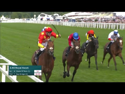 WHAT A HORSE! State Of Rest wins the Prince of Wales's for Ireland!